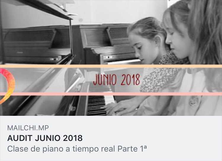 El vídeo de la revista online Audit del mes de juny està protagonitzat per una classe de piano impartida per Marisa Pérez a temps real, on podem veure una seqüència d’aprenentatge basada en la MLT de Gordon. igeme.es