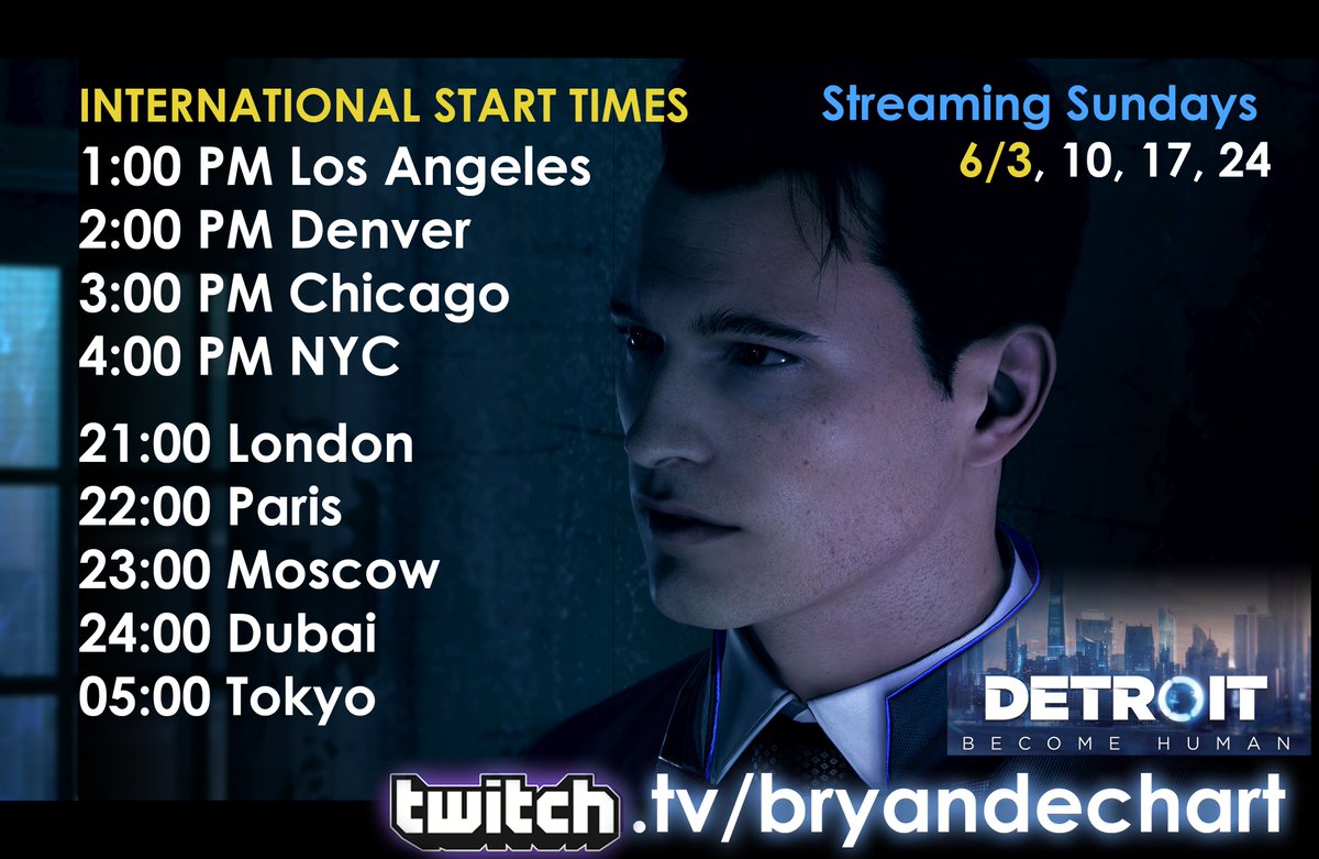 BryanDechart's tweet photo. 30K Followers on Twitter !?!

** In 6.5 HOURS, I'll be LIVE!
#Twitch Stream #2 of my #DetroitBecomeHuman Play Through w/ @AmeliaRBlaire, who plays Traci!

Join us! https://t.co/1vkaeHh0IL

RT to Enter to win the 1ST PRIZE, a SIGNED @famitsu Magazine (w/ 52 pg @Detroit_PS4 spread! https://t.co/fr38nw1OBC