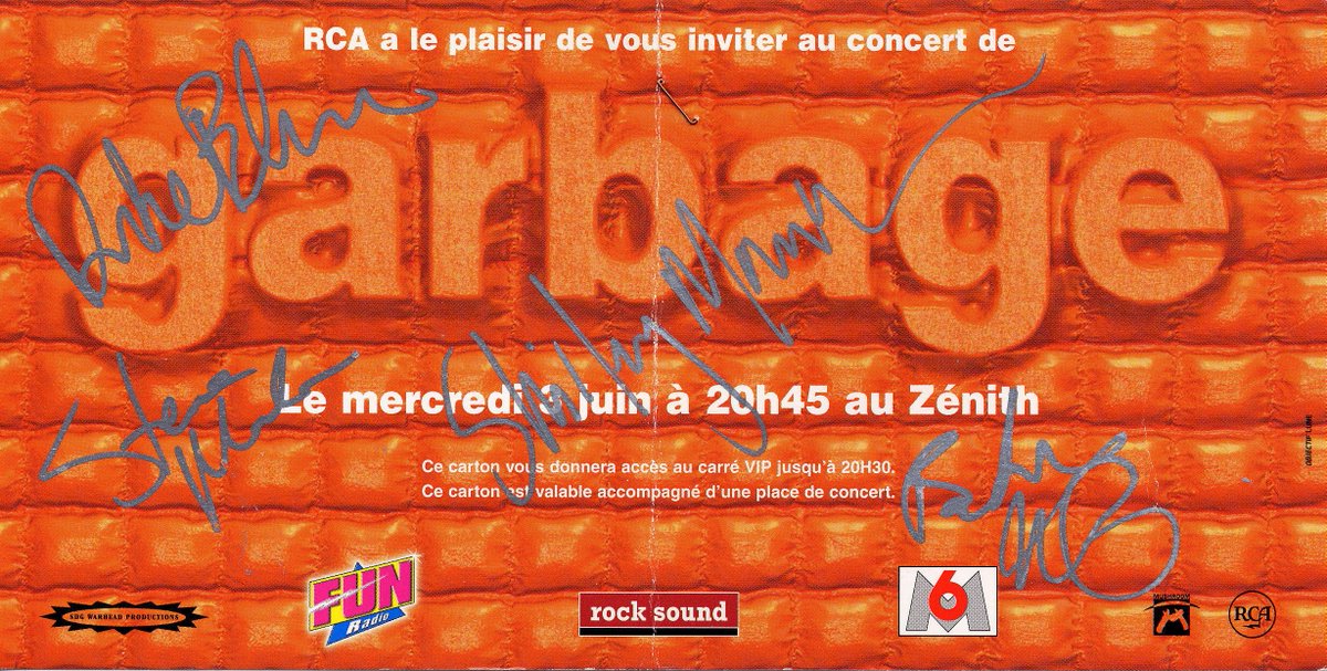 V20timecapsule's tweet photo. <3.6.98>
Garbage perform at the Le Zenith arena in Paris, France, supported by @crystalmethod

https://t.co/jX4qCfCa62 @Zenith_Paris https://t.co/AVi0EMOkqW