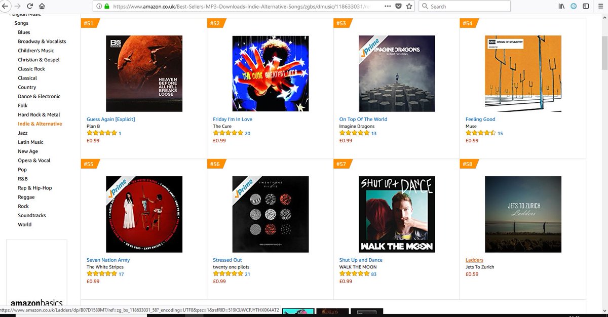 #Ladders in it 58 on <a href="/AmazonUK/">Amazon.co.uk</a> #Indie and #alternative bestsellers list! #ThankYouEveryone get involved at amazon.co.uk/dp/B07D1589M7/… #Wales #Rock #NewMusicAlert