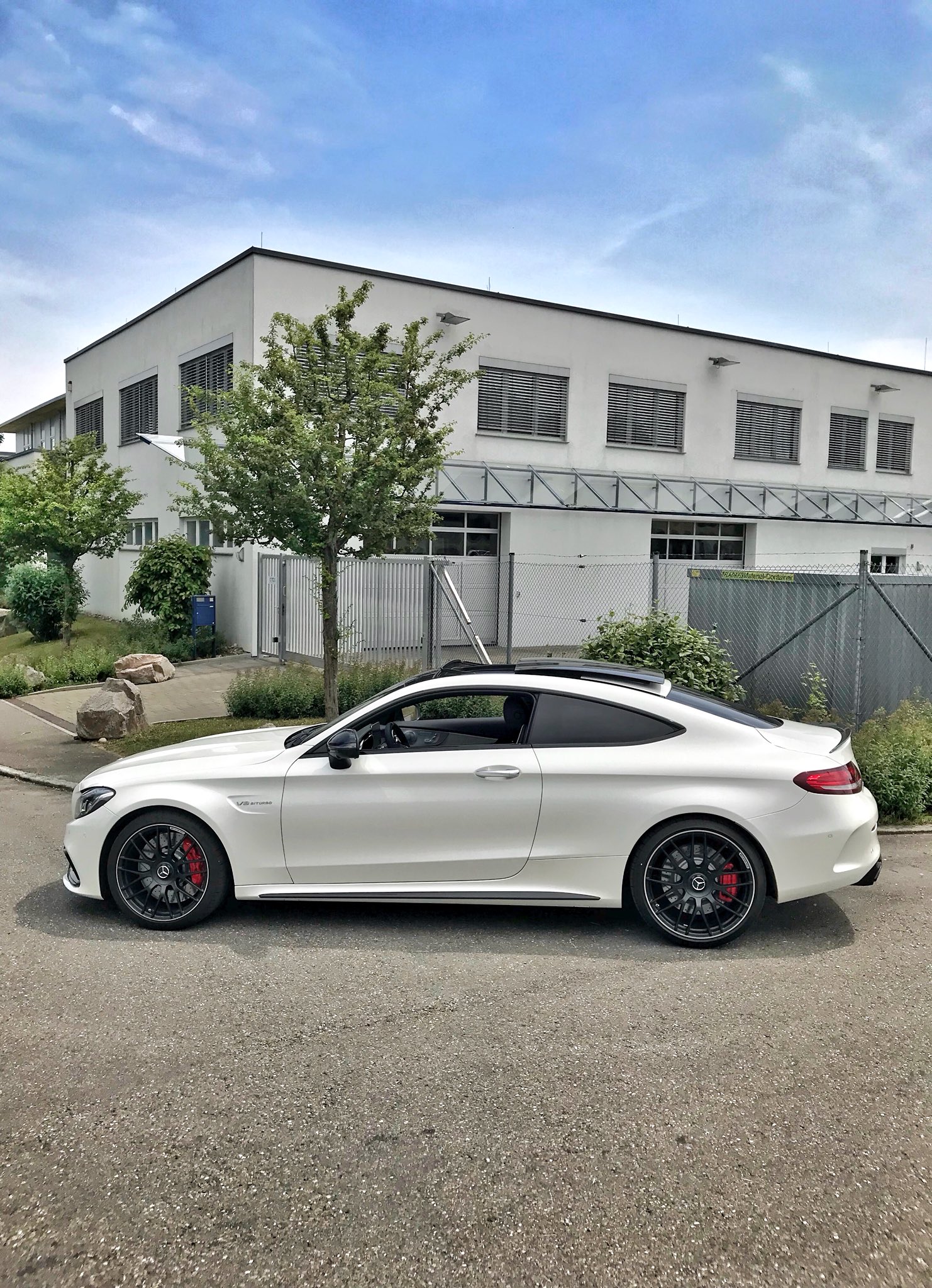 Michael Kubler My 18 Amg C63 S Coupe The White Shark The Alpha Leader Mercedesamg