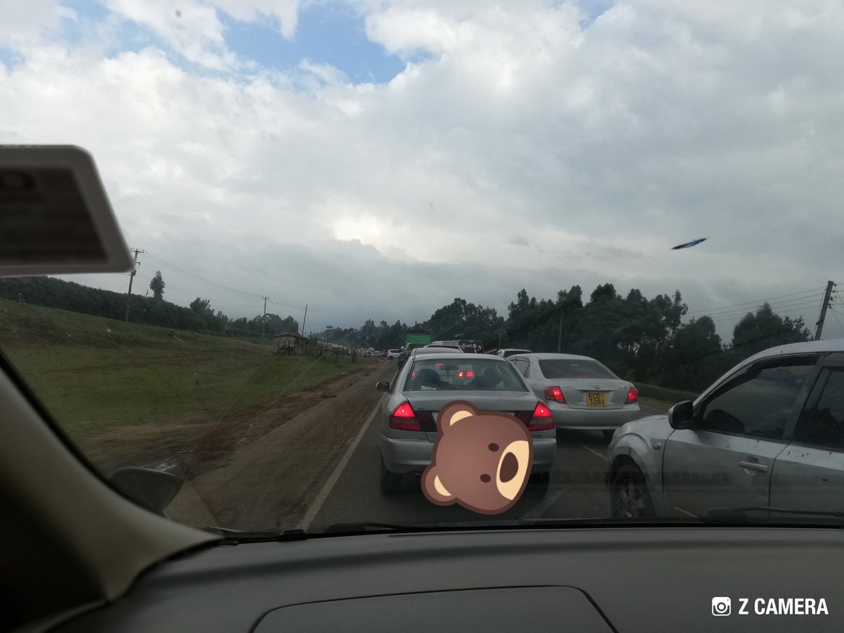 The mess on A104 near Limuru.