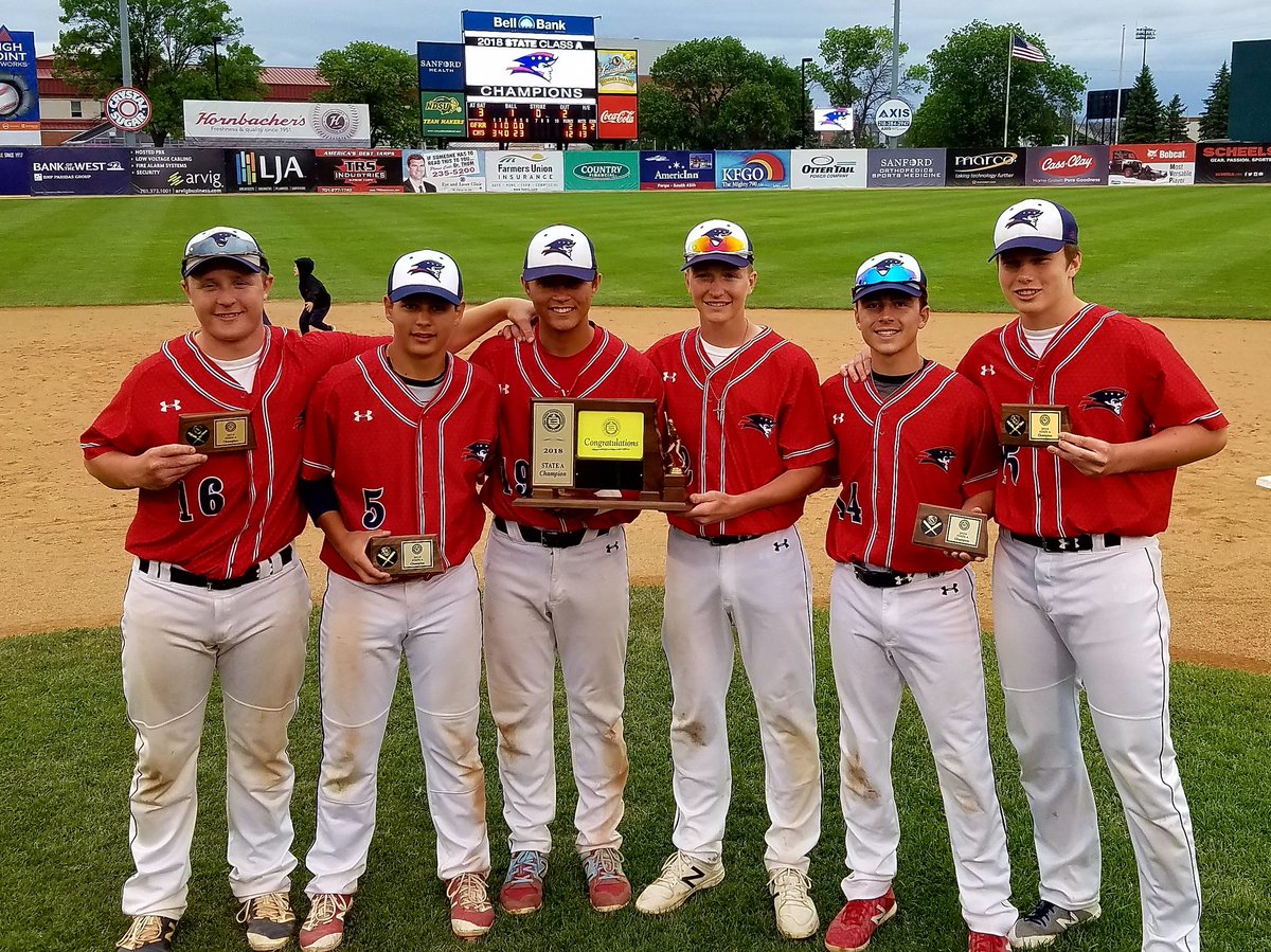 biscaps15's tweet photo. Congrats to our summer ball boys who just went out and helped bring home the first ND Class A Baseball Championship to Century High School! #BoysOfSummer #BismarckBaseball https://t.co/LdIKnWkLB3