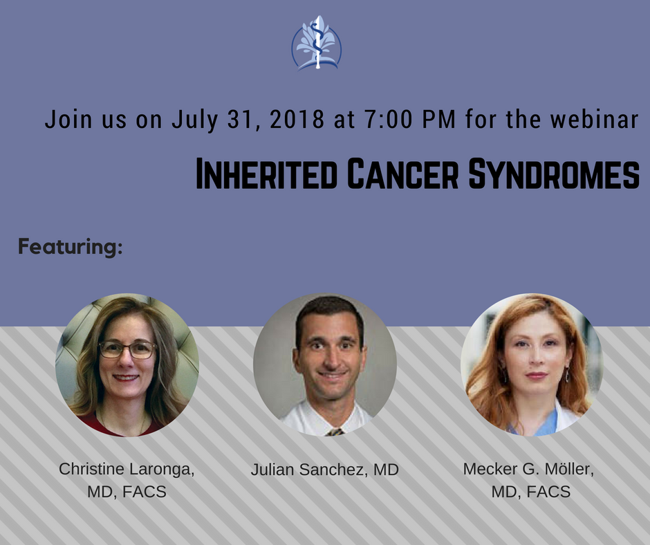 FloridaACS's tweet photo. Have you registered for the webinar "Inherited Cancer Syndromes" yet? RSVP at: https://t.co/hfWIUJQiuo #Webinar #FCACS https://t.co/hzffqtvQbD