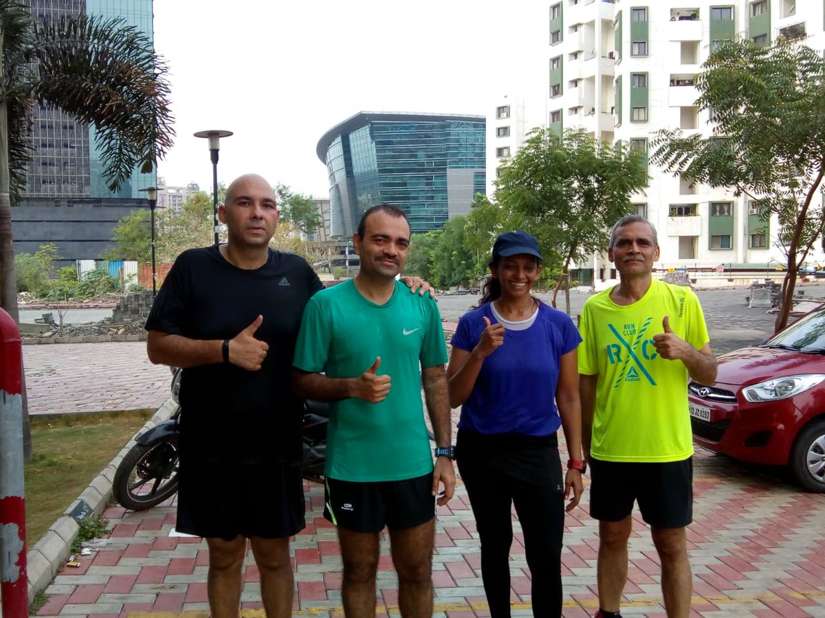 ABC_R_U_N's tweet photo. Sunday #Longrun is celebration of hard work done during the week.

"Mental toughness is when you can find fuel in an empty tank."

Monday is #Yogaday.
See you all tomorrow.
#Runningfamily #ABCRun
#Kharadi #lsd #runningaddicts https://t.co/fm88BcrndO