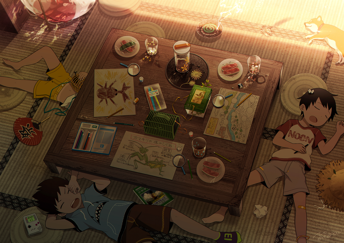 「夏少年
#初夏の創作クラスタフォロー祭り 」|NOEYEBROWのイラスト