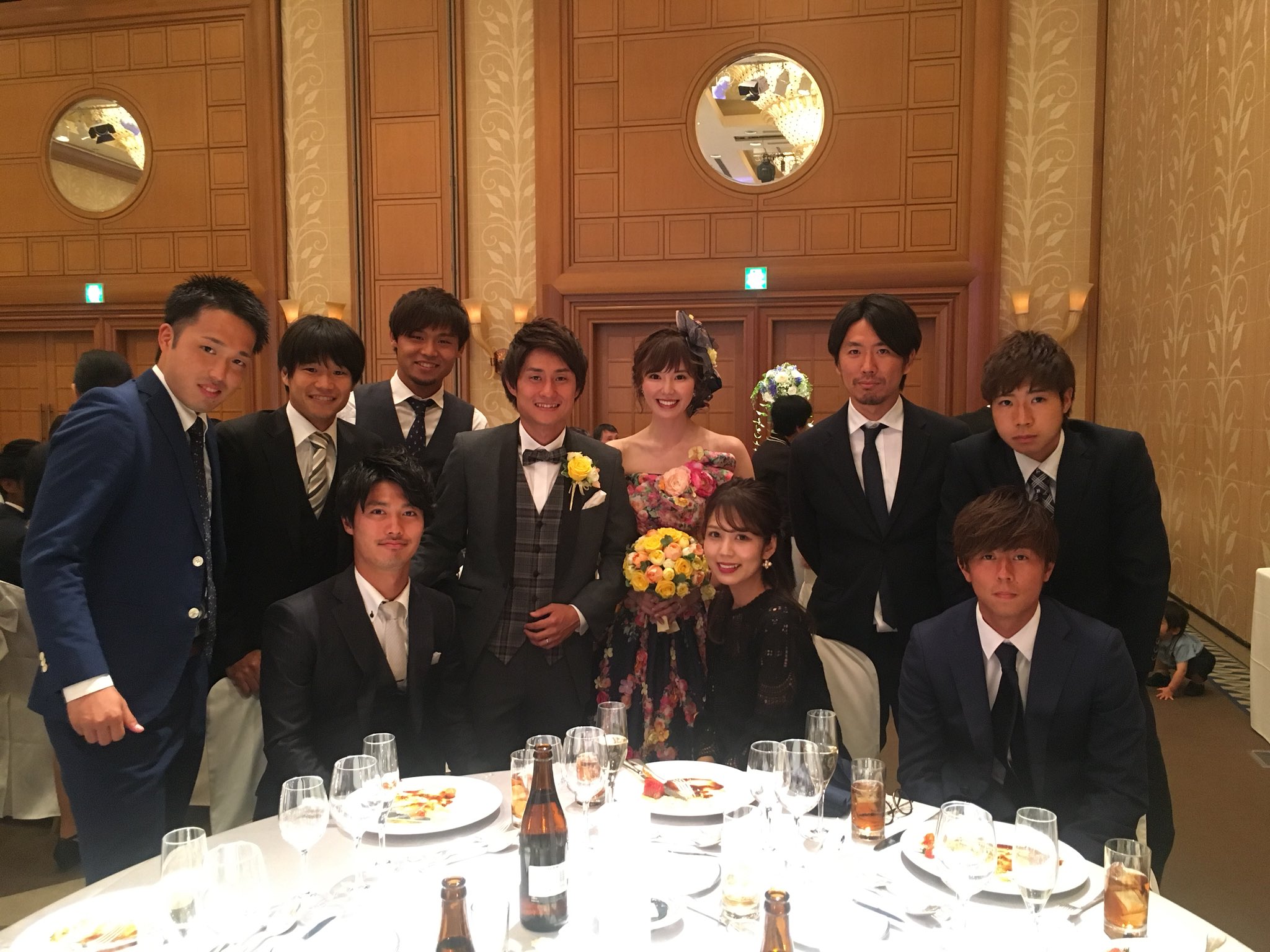 関根貴大 金子栞結婚披露宴 Twitter