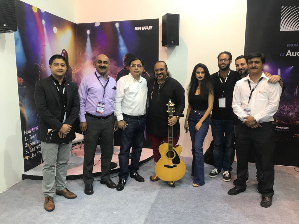 SunInfonetAudio's tweet photo. Glimpse from Palm Expo 2018. Exhibited Latest Technology, Gears, Integration from renowned Brands Shure, Meyer Sound, Allen & Heath, Quest Engineering and Audio Focus. Presence of #LesleLewis and Abhijeet Sawant made this event memorable. #SunInfonet and #ShureMea also distribute https://t.co/YSdY5gn5nv