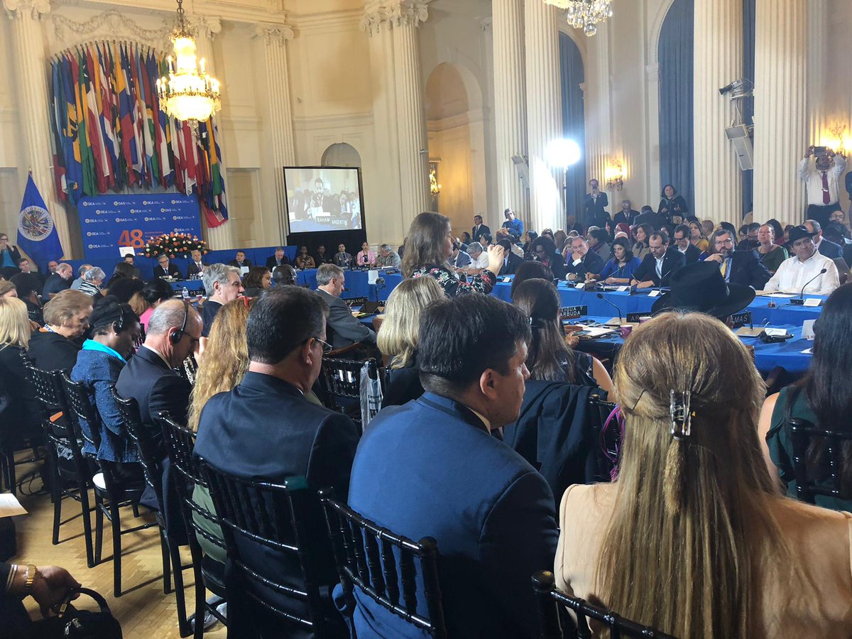 embajadaporpaz's tweet photo. La #EMAP esta participando en el Dialogo de la Sociedad Civil y otros actores sociales en la #AsambleaOEA en la Coalición por la Carta Ambiental Interamericana.  #cartaambientalOEA #OEA #yoteamomadretierra https://t.co/01ygyUQkVw