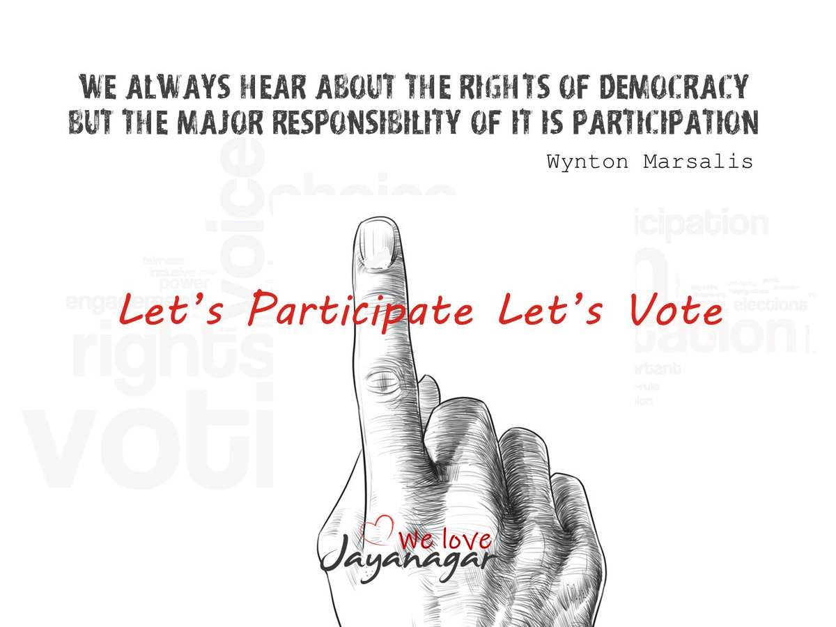 varakumar's tweet photo. If we can’t put our values into our vote, we don’t have democracy. Not everybody needs fighting in border to prove integrity to the nation. We just need to vote wisely. My choice to protect our beloved #Jayanagar is Shri @BJPPrahlad #BJPforJayanagar @BJP4Karnataka @bharathtalks https://t.co/Dtev8kcWng
