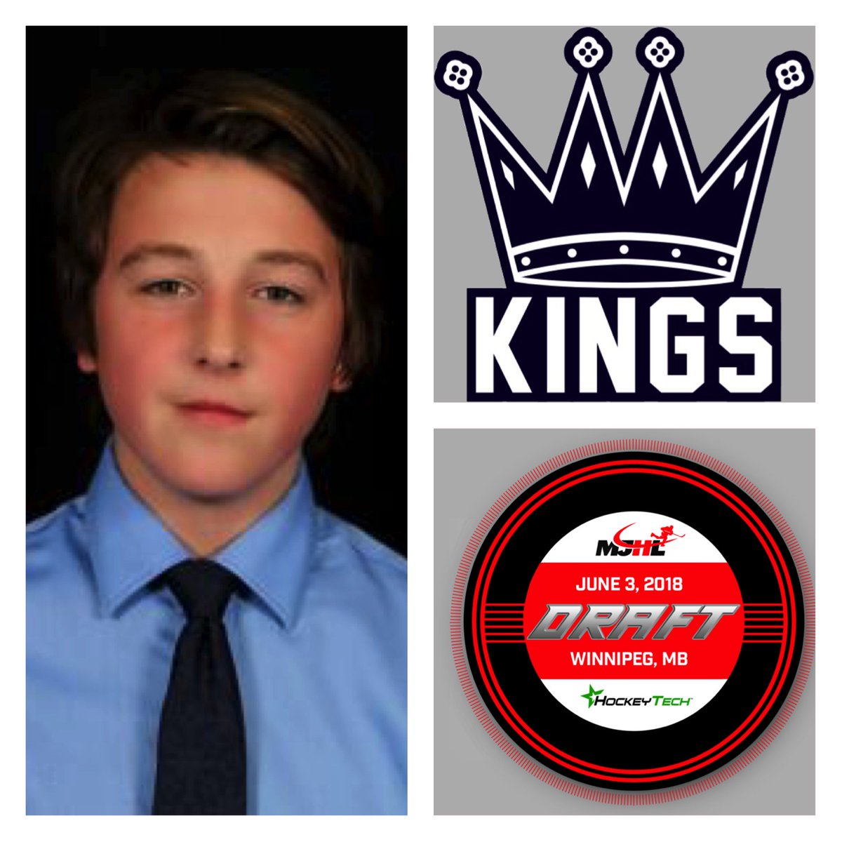 With our FOURTH PICK (26th OVERALL) in the #MJHLDraft we're happy to select JAYDEN JUBENVILL from Parkland. #RiseAgain 👑