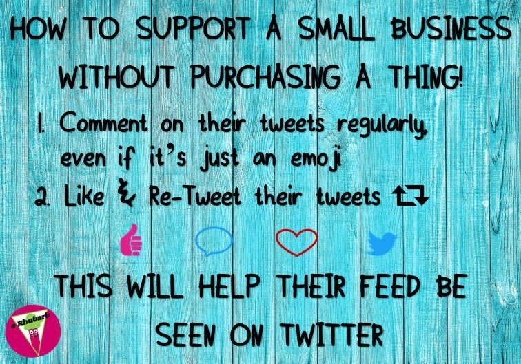 How to Help Small Businesses...... Please ❤️ and Retweet
#UKSmallBusiness #UKSmallBiz #AtSocialMedia #Retweet #Business #Brand #SocialMedia #Growth