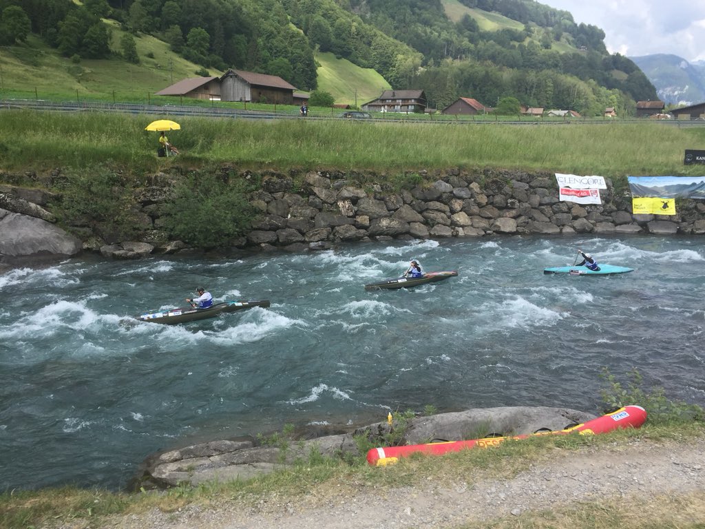 Final races...<a href="/FF_CanoeKayak/">FFCK</a> French men sprint team race #Muotathal #icf