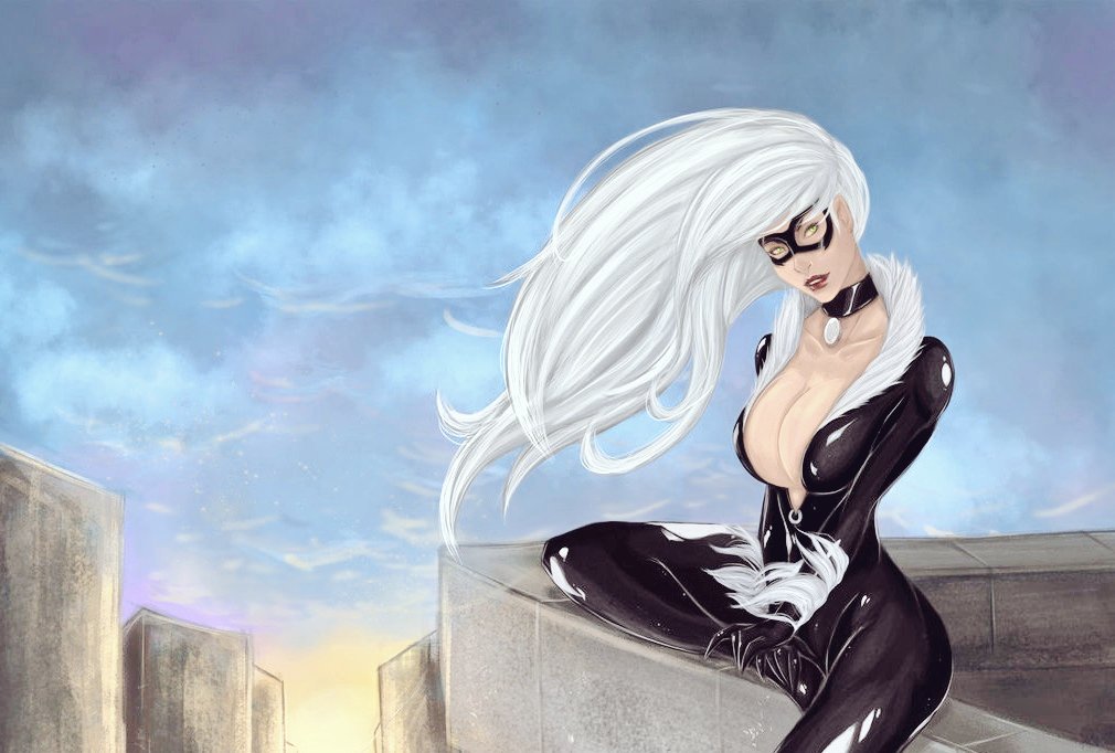 "It is windy out.. I love sitting on the rooftops watching people below. It is entertaining."