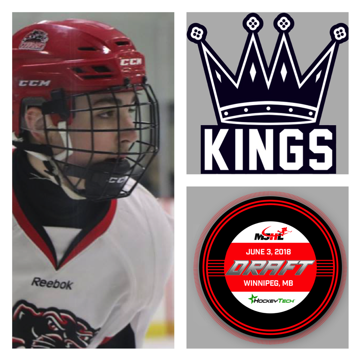 With our FIFTH PICK (35th OVERALL) in the #MJHLDraft we're happy to select Nolan Wickham from Southwest. #RiseAgain 👑