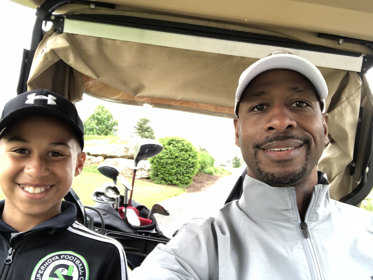 coach_fletcher's tweet photo. Basketball will consume A LOT of our time these days so we need to MAKE time to get out, hang out, and mess up peopleโs golf courses...hence the reason we were out today braving gale-force winds!!! ๐คฃ ๐๐พโโ๏ธโณ๏ธ#stillhadfunthough #meandmyguy https://t.co/ZjZDqr3u21