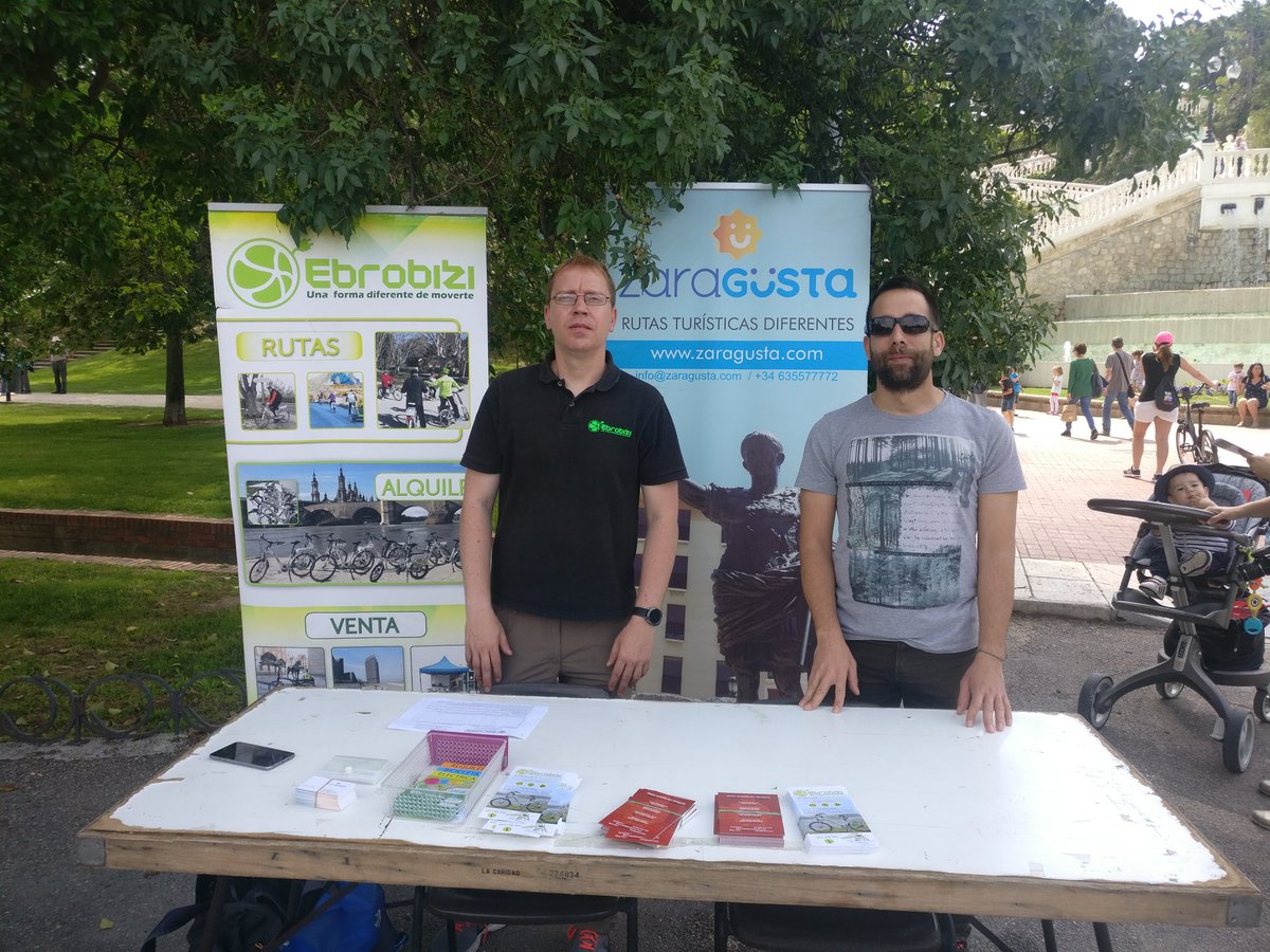 Un pequeño resumen de lo que ha dado la mañana en el día del #ParqueGrande con <a href="/ebrobizi/">EbroBizi</a>