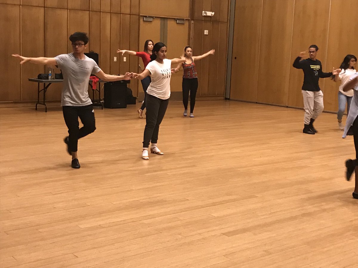 NHSLatinDance's tweet photo. Rain &amp; prom the night before can’t stop us! Early risers refining their salsa technique! @bridannette @NorthwoodPrin @NorthwoodDance https://t.co/M1QO7Ib6Fi