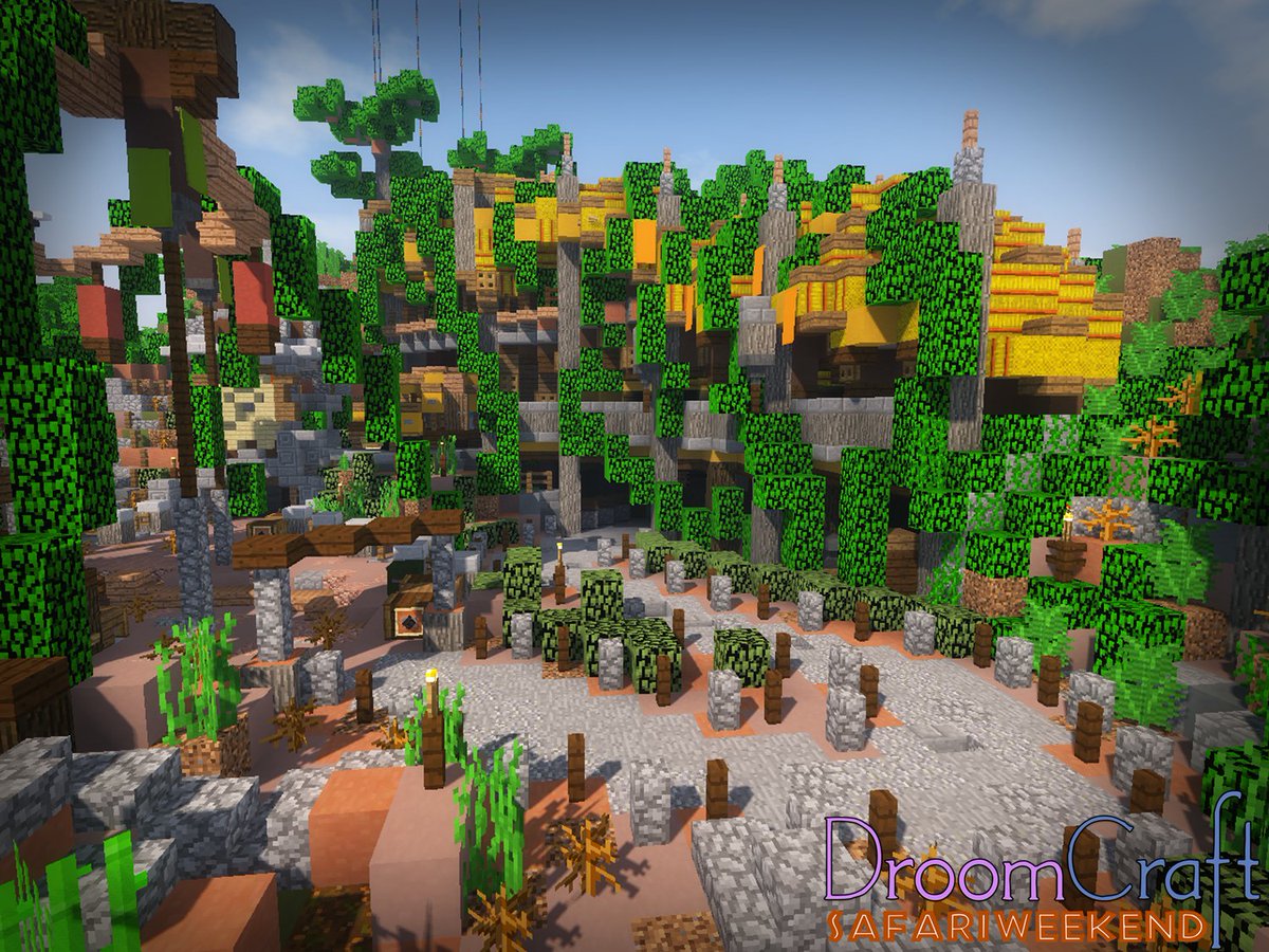 DroomCraft's tweet photo. Vandaag is op de laatste dag van het #Safariweekend de Safaritour geopend! Ook is er een skin-contest geweest, kon je op de foto met Timon en Pumba en je kon genieten van de spectaculaire vuurwerkshow bij de Simba Coaster! 🦁 https://t.co/xqoVX03hS9