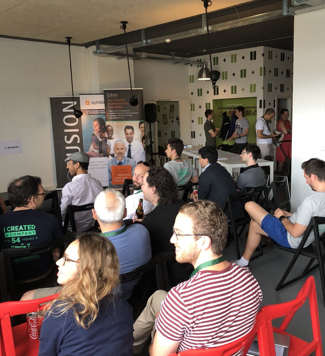 khurramjhumra's tweet image. Final pitches underway. Is it me, or is it hot in here? 👅#SWfintechGVA