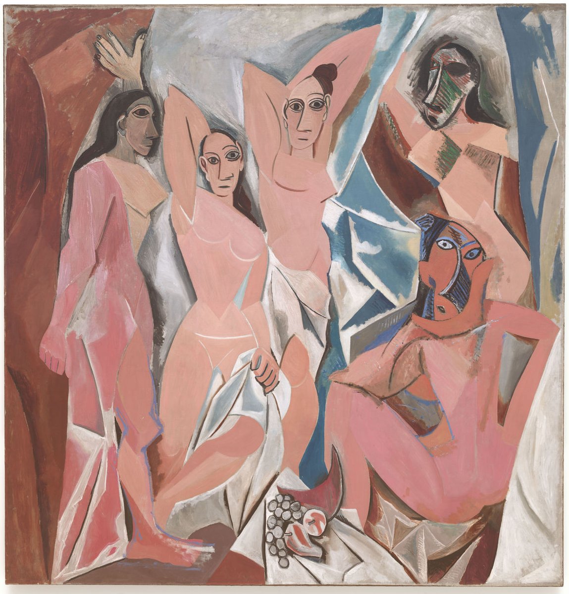 artsy's tweet photo. “Les Demoiselles d’Avignon” is Picasso at his most revolutionary—and most reprehensible: https://t.co/oM40MaUMpG https://t.co/ErlbAEuaYn