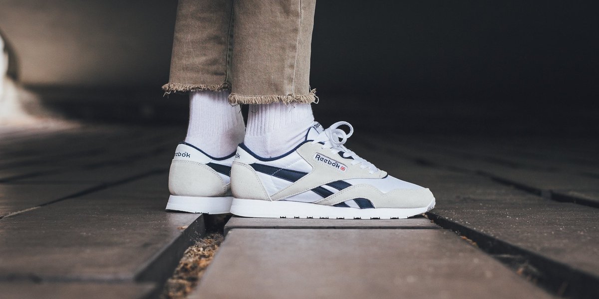 reebok classic nylon white