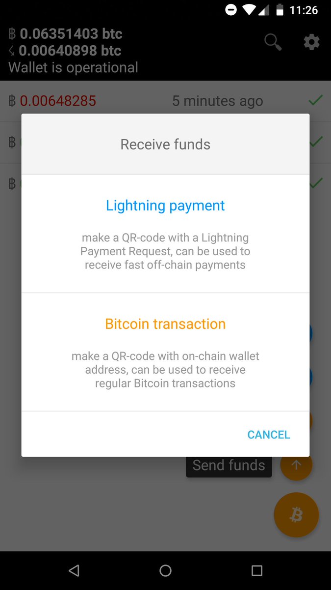 ArminVanBitcoin's tweet photo. Introducing "Bitcoin Lightning Wallet". You can now send and receive #bitcoin over lightning. ⚡ #LightningNetwork 

https://t.co/qyozvtShCr https://t.co/SNKZrsa2GV