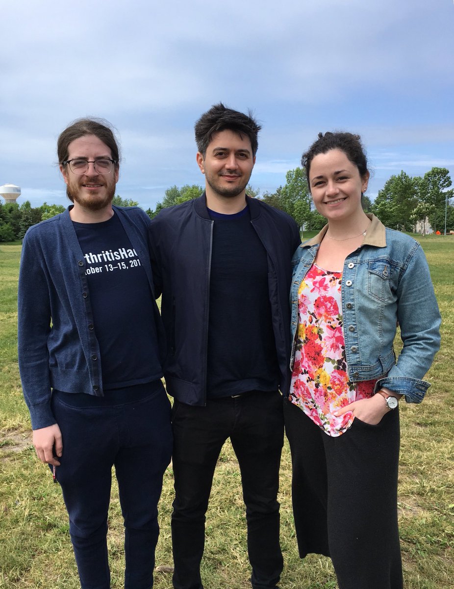 anetto's tweet photo. Here are the members of
“Virtual Community Garden” Alex Thompson
Lucas Di Monte
Aaron Campbell Arthritis Society Hackathon participants an exhibitors at #WalkforArthritis #walktofightarthritis https://t.co/WI52g2yc8Y