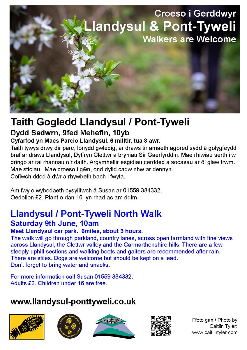 09/06/18, 10am Taith Gerdded / Guided Walk: Llandysul and Pont-Tyweli. #visitllandysul #walkersarewelcome