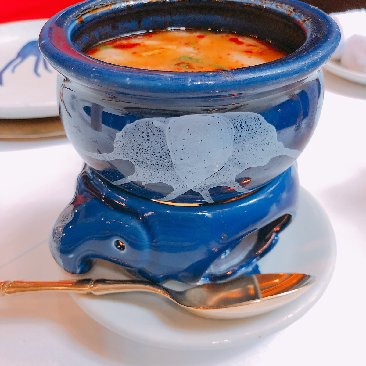 powerrcatt's tweet photo. Blue elephant restaurant. Royal Thai cuisine and traditional Thai style deco. Cool for business lunches. Easy speaking and nice traditional Thai food. #restaurant #businesstraveler #businesstravel #foodie https://t.co/8Csui7dFtA