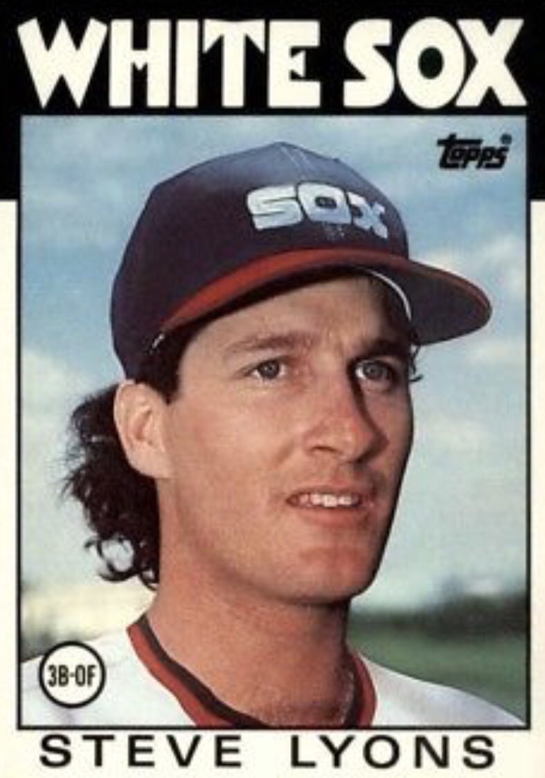 Happy Birthday Steve Lyons, who hit .297, 3 HR, 8 RBI, in 20 games with the 1986  