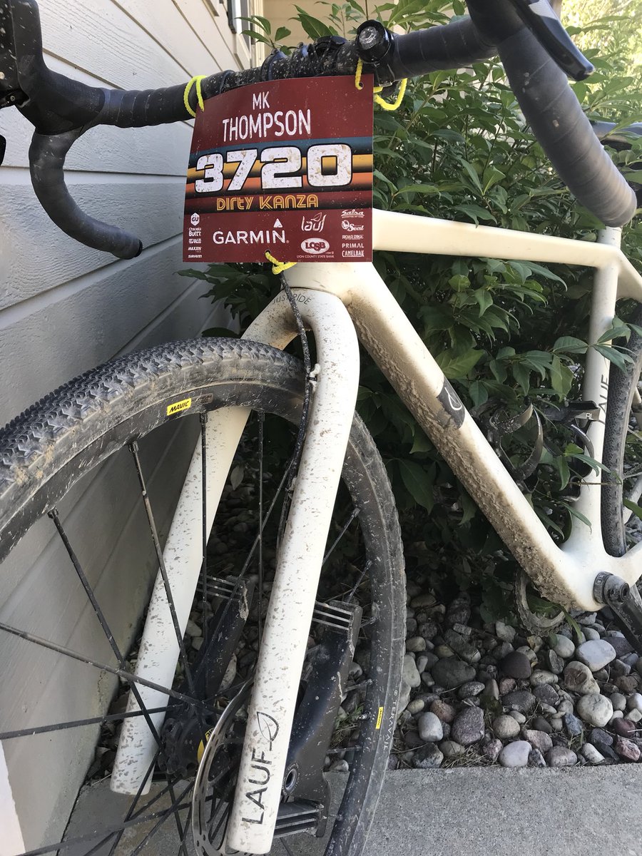 <a href="/DirtyKanza/">DirtyKanza</a> great ride on Lily @LaufCycling #100miles