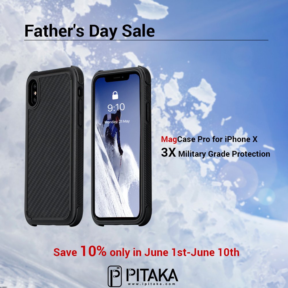 PitakaGallery's tweet image. Give your #iPhoneX professional protection wherever weekend takes you. 
Now available: buff.ly/2H9C7zL                        
#MagCasePro #everydaycarry #pitaka