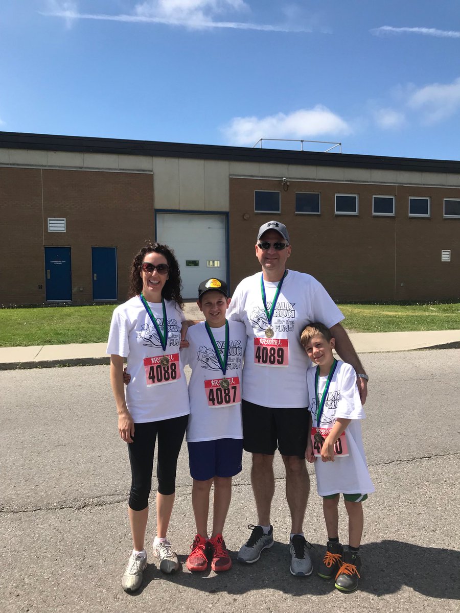 Great morning 5K walk for TVEF!