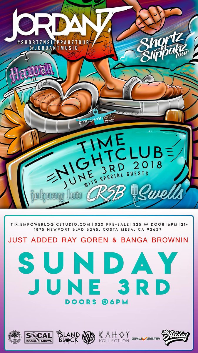 MataGrey's tweet photo. Orange County, if ya’ll in town tonight and looking for some good music and company, go check out the fam! #ShortzandSlippahz @Jordantmusic @swells714 #CRSB #JohnnyLuu #RayGoren #BangaBrownin @EmpowerLogic https://t.co/gbo5sD9ThR