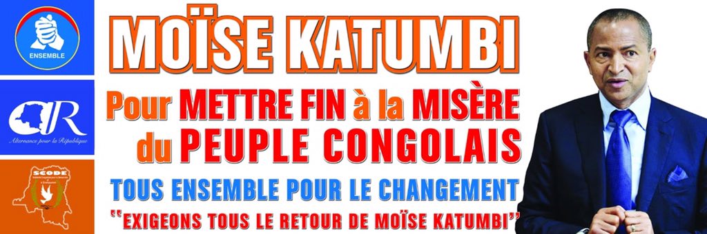 murex720's tweet photo. L'union de l'#OppositionRDC @rassopp #MLC #UDPS @AR_RDC @Ensemble_MK #COJEKA #UNAFEC @uncrdc #PND @G7Congo #UNADEF,... réclamons le retour de @moise_katumbi en homme libre et sa participation à l'élection @Presidence_RDC pour sauver la démocratie @POTUS @EmmanuelMacron #Putine https://t.co/6b4Fh7HwnK