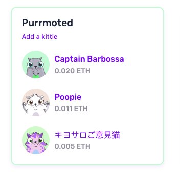 kitty_dapps's tweet photo. We have just added #purrbook from @userfeeds - Social site for #cryptokitties. Check it out at https://t.co/LRIGHquM4o 😻 https://t.co/UBPMCHWvBg