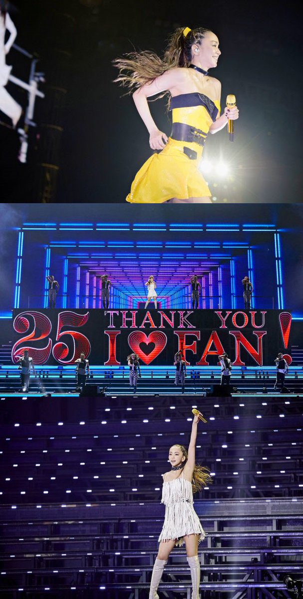 Unleashthegeek Namie Amuro Thanks Fans At Tokyo Dome For Their 25 Years Of Support At The End Of Her Final Tour Namie Amuro Final Tour 18 Finally On June 3