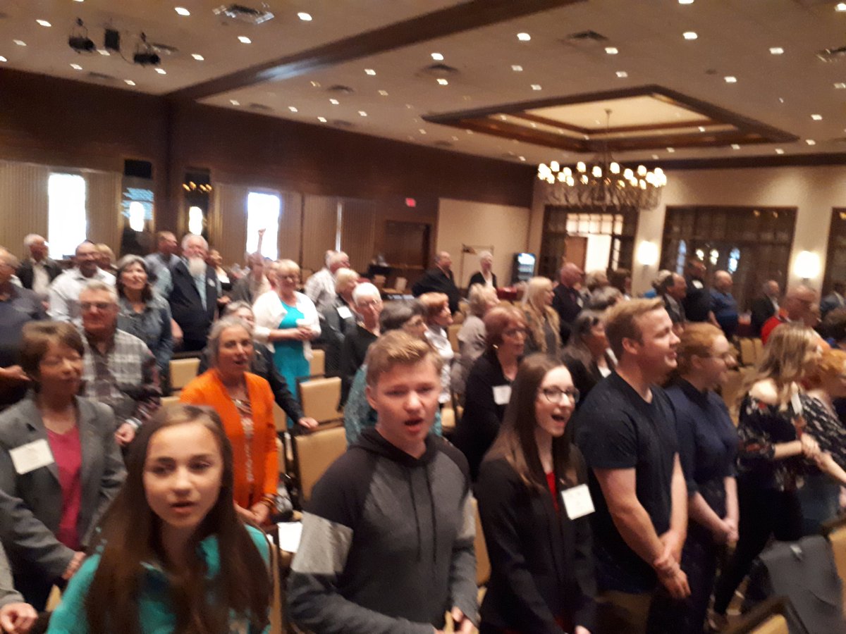 Wrapping up spring general mtg <a href="/PublicSchoolsAB/">Public School Boards' Association of Alberta</a> with <a href="/choirchoirchoir/">Choir! Choir! Choir!</a>  creating a space for positivity, building a community, keeping the momentum <a href="/FMPSD/">Fort McMurray Public School Division</a> <a href="/AB_StudentVoice/">AB Student Voice</a> #musicconnections
