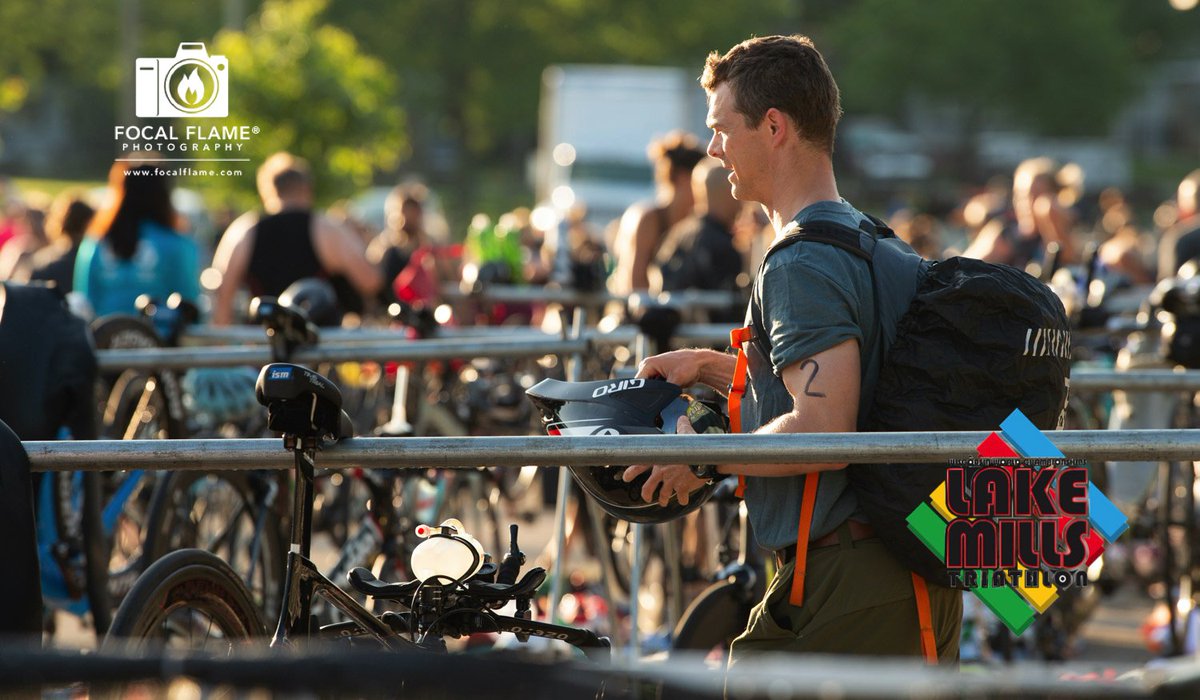 focalflame's tweet photo. Anticipation built up as athletes prepped their bikes and belongings in the transition zone for #LakeMillsTriathlon, first in the #WisconsinTriSeries by @RaceDayEvents (c) 2018 Focal Flame Photography | Photo credit: Clint Thayer https://t.co/mPQLLRKh9B