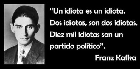 Joanagallo's tweet image. Más vigente imposible! #Kafka2018