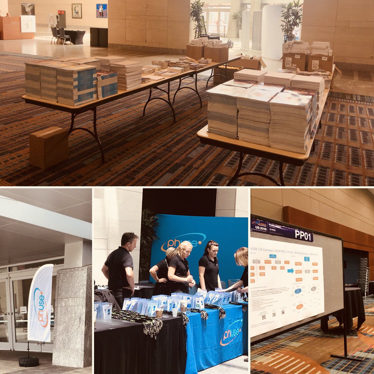 PHUSE_Global's tweet photo. Setting up for #PhUSE #USConnect. Looking forward to see you there! https://t.co/xX3K6Wv8n6