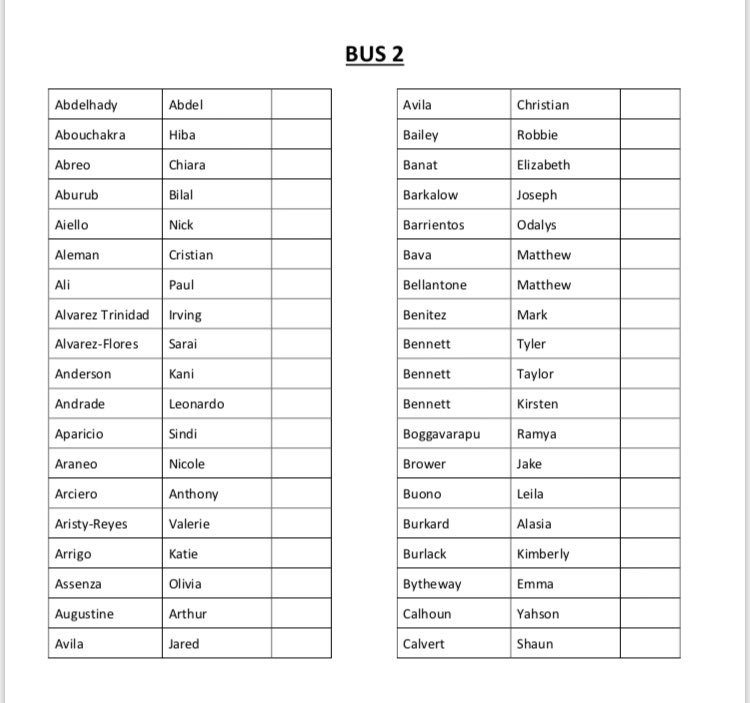 MsParibello's tweet photo. Frogbridge Buses 1-4 @FBHS18 https://t.co/xNm4Qw8BHl