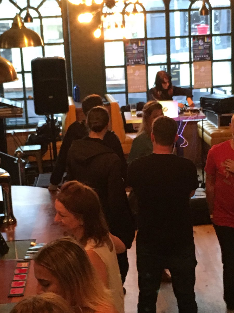 Jennifer Walton on the DI stage at #MusicBox18. Awesome!