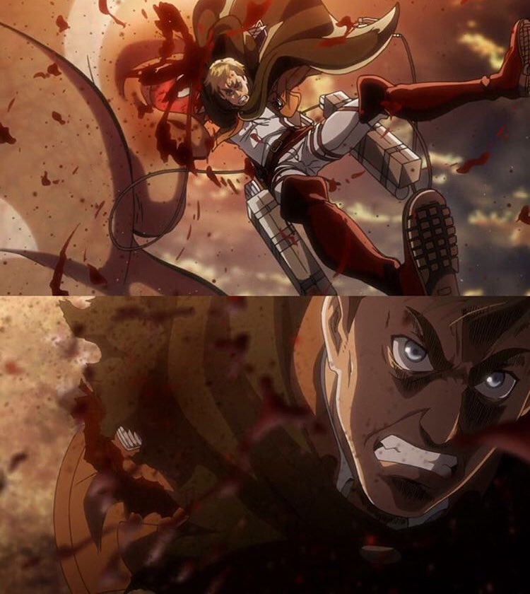 tiatanofficial's tweet photo. Shinzo wo Sasageyo! #Commandar Erwin.. the Legend🔥 https://t.co/XahaBnCHta