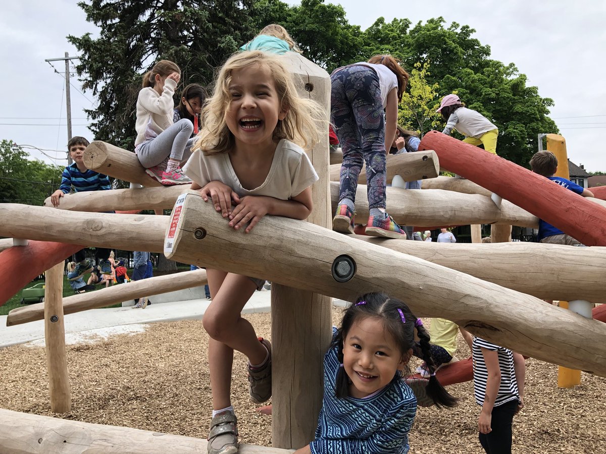 JoshMatlow's tweet photo. Thank you to everyone who came out to celebrate the opening of our community’s new Cudmore Creek Park &amp; Mona Piper Playground today! It’s yours to enjoy! Molly loves it too! https://t.co/MlBCWrUGNg