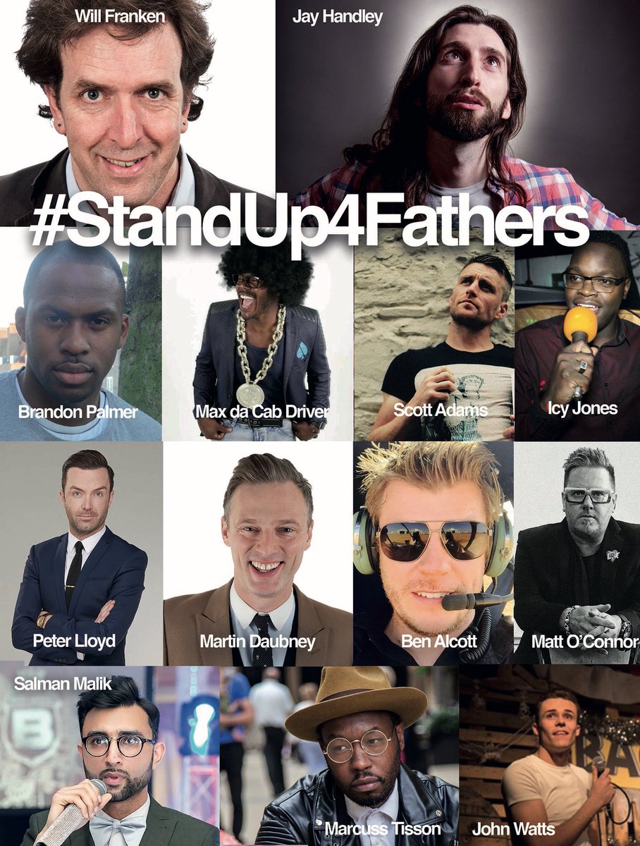 F4JOfficial's tweet photo. What a great line up for #FathersDay #StandUp4Fathers on 11th June. Get your tickets now! https://t.co/ucIT0VQBbV #Fathers4Justice https://t.co/9ovc5z9UdP