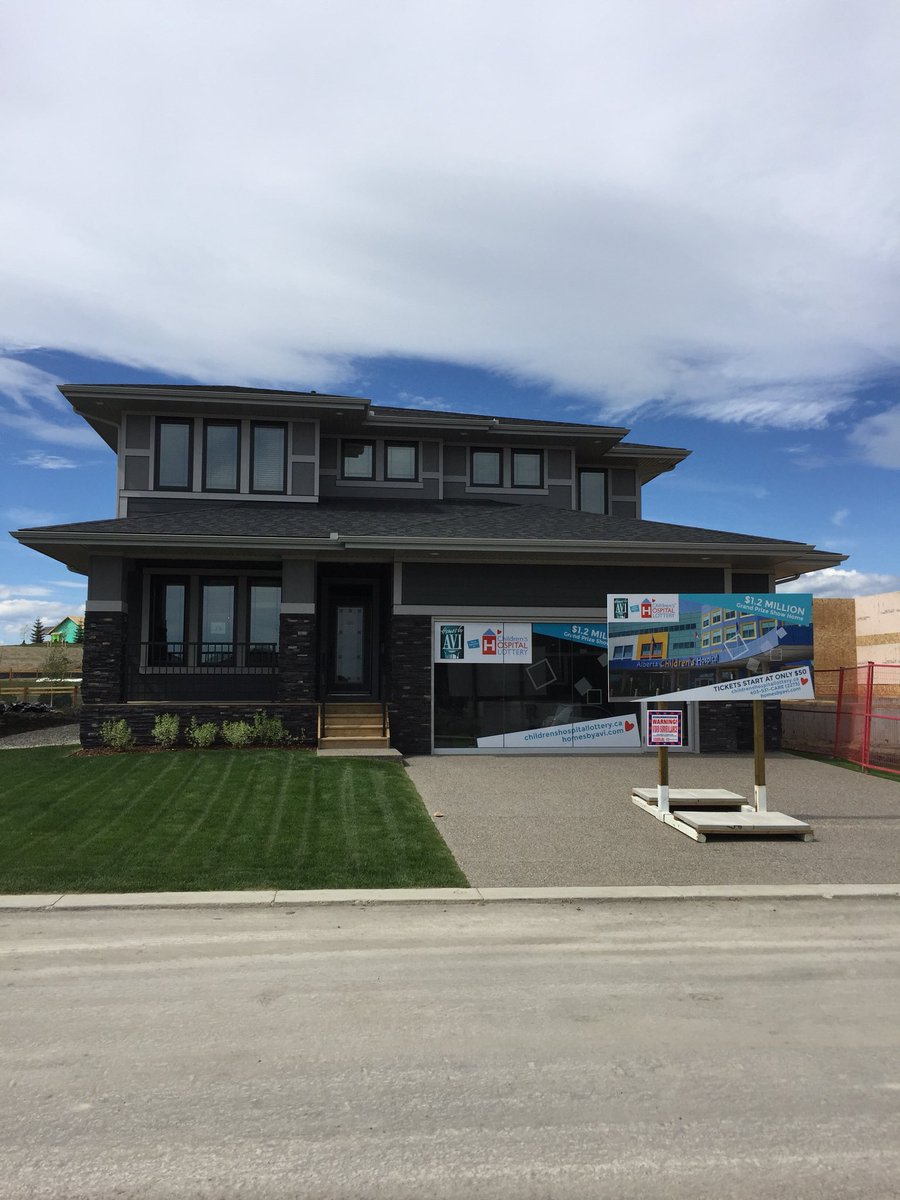 Hey folks! Looking for something to do today? We’re hanging out in Harmony at our lottery home from 12-5pm. Come on out! #childrenshospitallottery #yyc