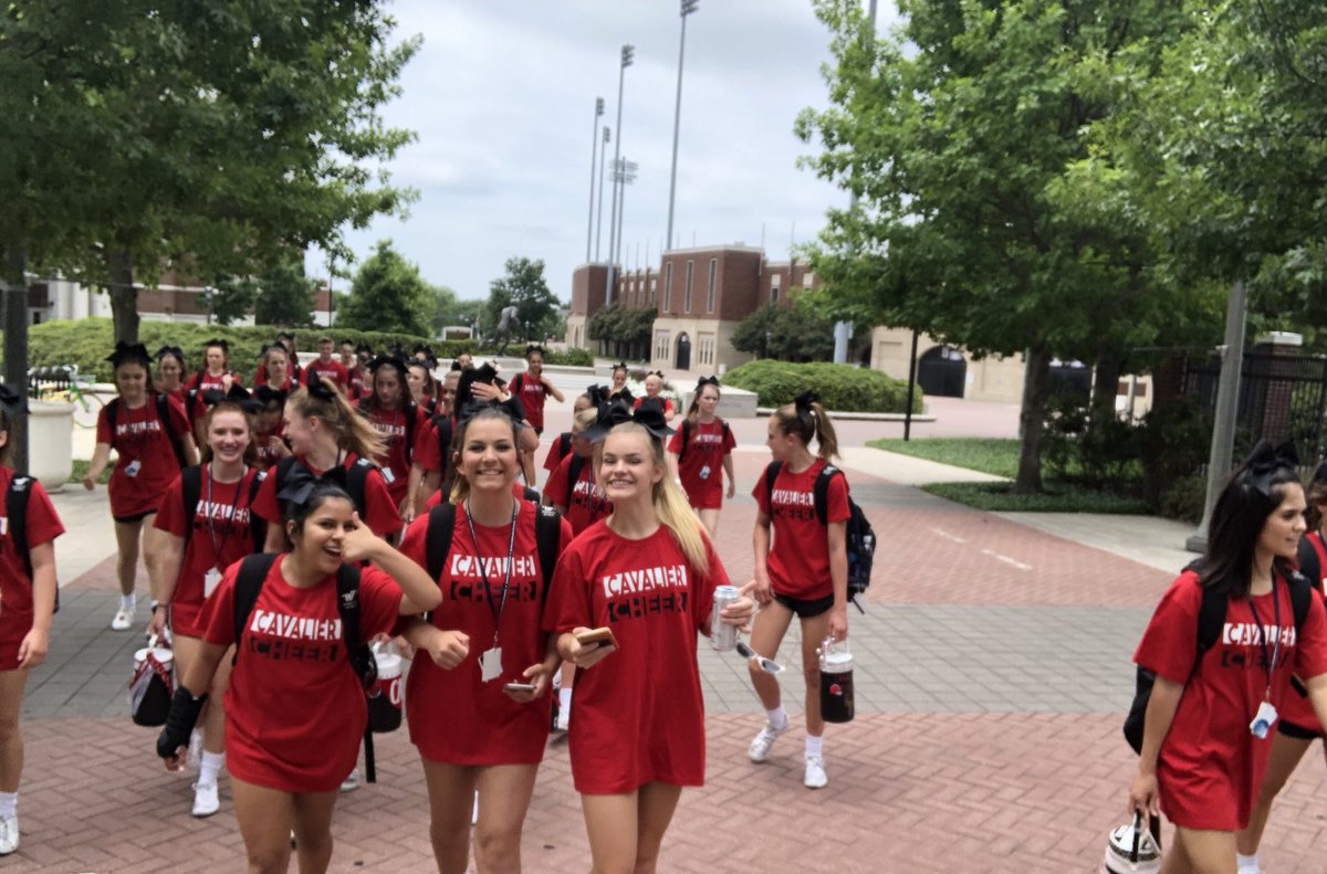 On the way to Opening Rally!