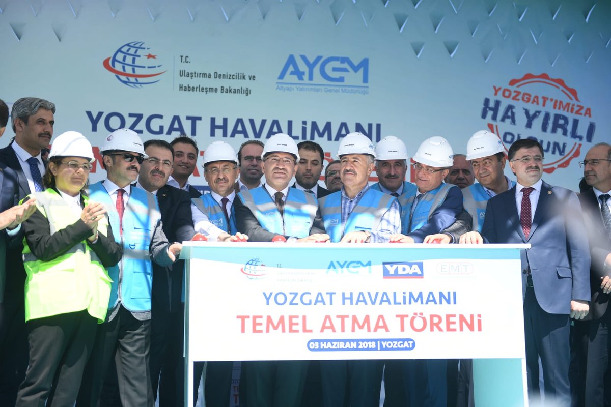 Yozgat Havalimanı Temel Atma Töreni 28 Nisan 2024